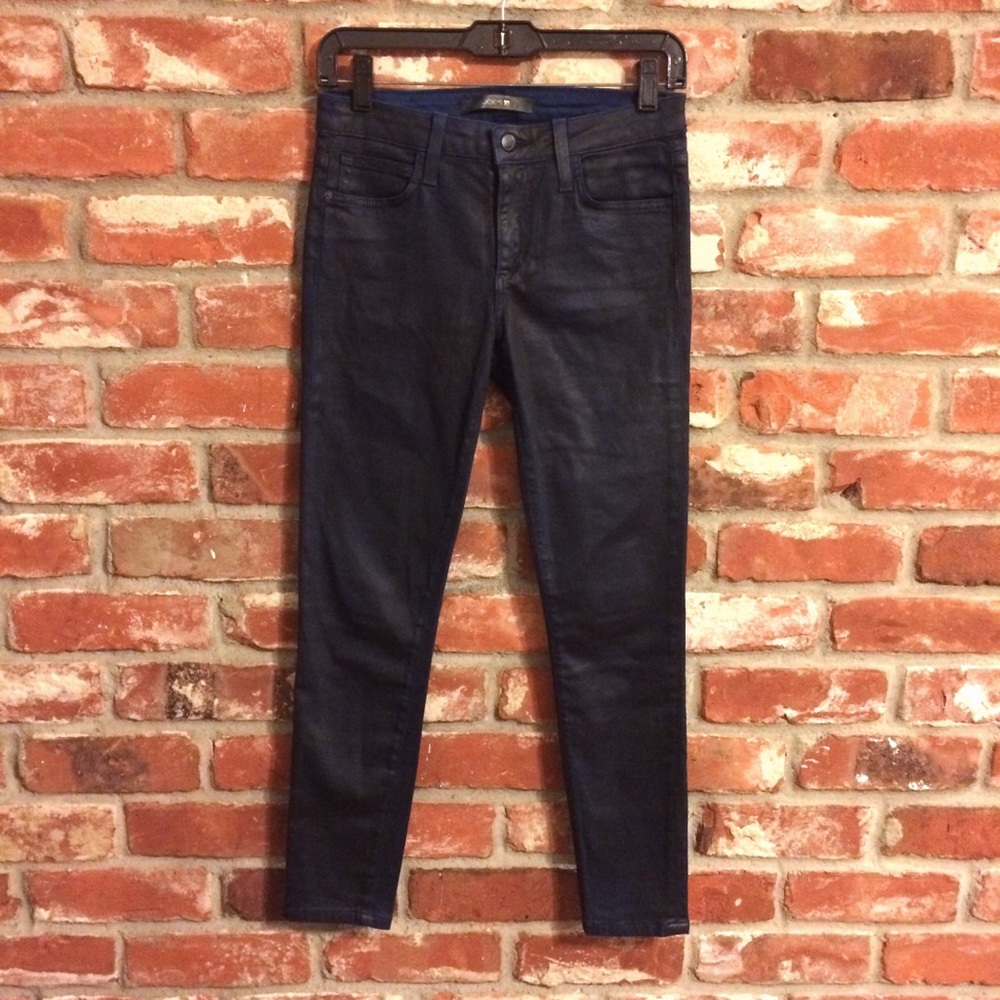 Joe's Jeans coated skinny ankle pants